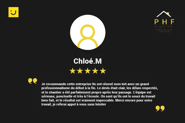 Avis client Page Jaune – Pro Habitat France à Brive